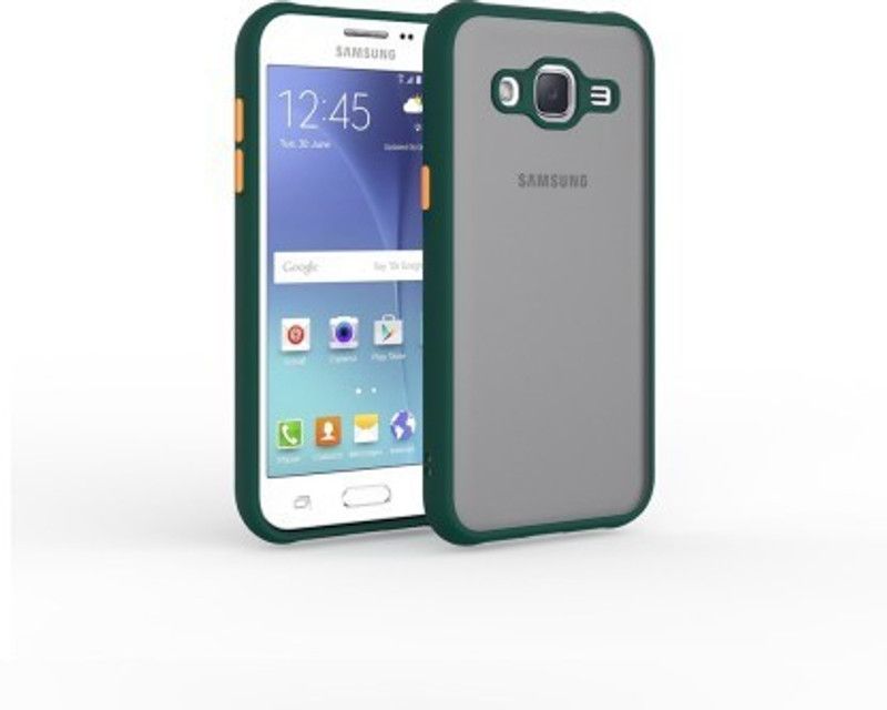 CoverCase Back Cover for Samsung Galaxy J7  (Green, Camera Bump Protector, Pack of: 1)