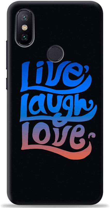 Loffar Back Cover for Mi A2  (Black, Shock Proof, Pack of: 1)