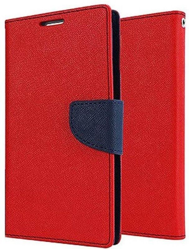 Mehsoos Flip Cover for Vivo U20  (Red, Dual Protection, Pack of: 1)