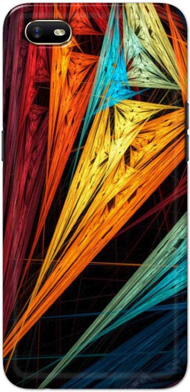 NDCOM Back Cover for OPPO A1K Colorful Print Printed  (Multicolor, Hard Case, Pack of: 1)