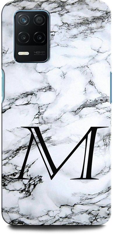 ORBIQE Back Cover for Realme 8 5G M, M LETTER, M ALPHABET, DESIGN  (Multicolor, Hard Case, Pack of: 1)