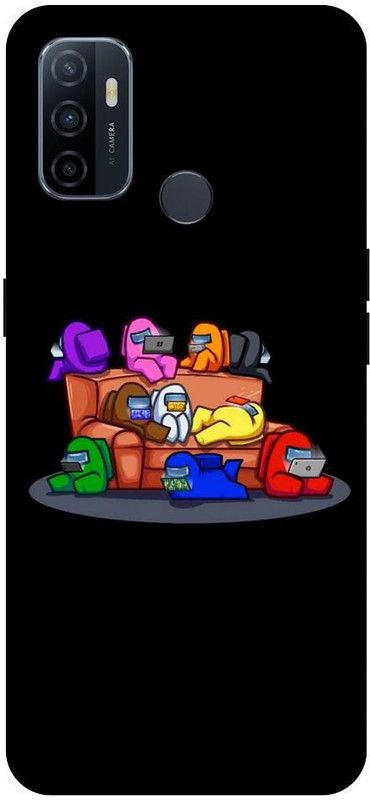URCHIN Back Cover for Oppo A53 Among us, AmongUS, Among us game, Game  (Multicolor, Shock Proof, Pack of: 1)