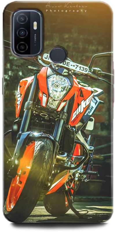 INDICRAFT Back Cover for OPPO A33, CPH2137 DUKE, KTM, BIKE, BIKE LOVER  (Multicolor, Hard Case, Pack of: 1)