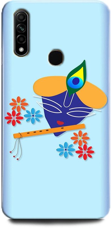 Afterglow Back Cover for OPPO A31 KRISHNA, ALPHABET,GOD, GODDESS, HEARTS, MORPANKH,NATURE  (Multicolor, Shock Proof, Pack of: 1)