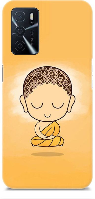 Mast Kalandar Back Cover for OPPO A16  (Yellow, Hard Case)