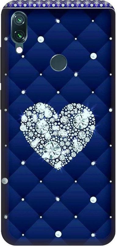 URCHIN Back Cover for Note7SHeart, Love, Cute, Glitters, Love you  (Multicolor, Shock Proof)