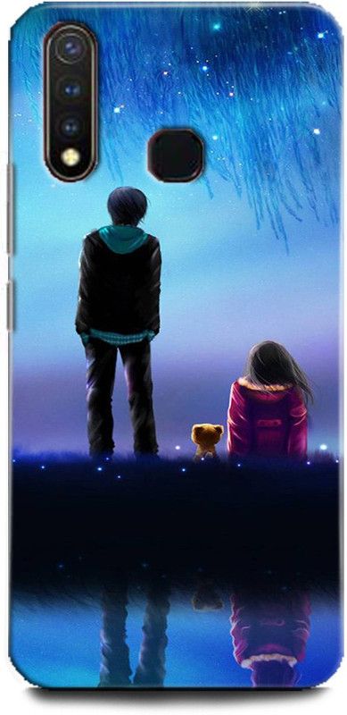 Afterglow Back Cover for Vivo U20 love, gril and boy, forever, togrther  (Multicolor, Dual Protection, Pack of: 1)
