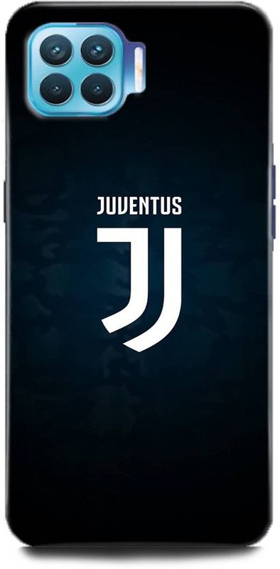 WallCraft Back Cover for OPPO F17 Pro, CPH2119 JUVENTUS, JUVENTUS JERSEY, RONALDO, BLACK AND WHITE, SPORTS, FOOTBALL  (Multicolor, Dual Protection, Pack of: 1)
