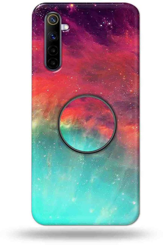 NDCOM Back Cover for Realme 6  (Multicolor, Cases with Holder, Pack of: 2)