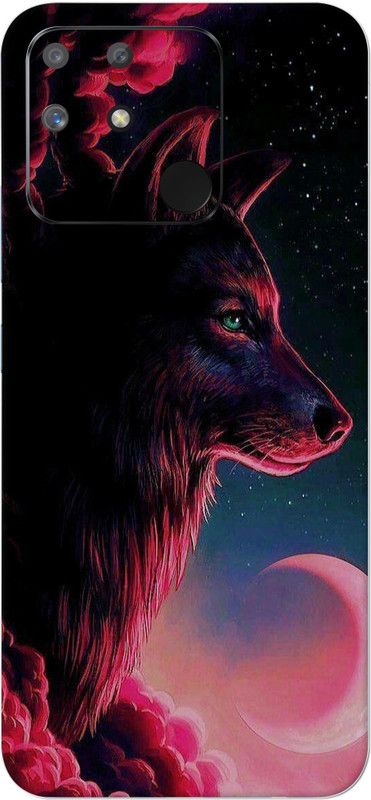 Reyans Creation Narzo 50A-The_Wolf High matte Finish (Back + Camera + Side) Mobile Skin  (The_Wolf High matte Finish Skin)
