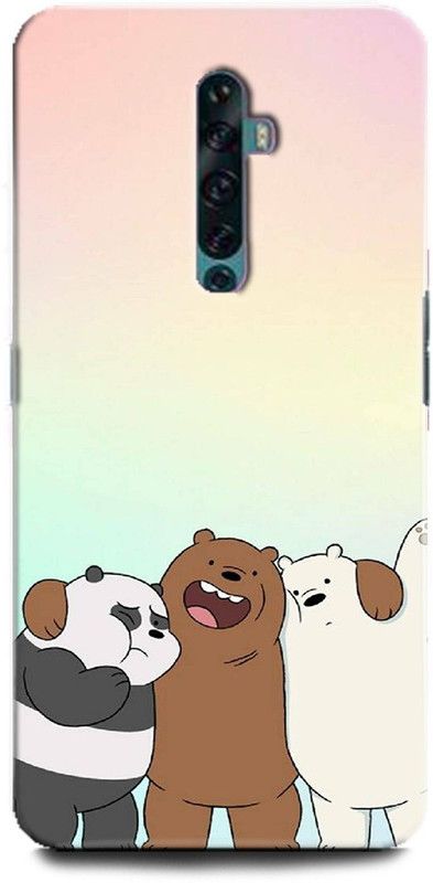 Afterglow Back Cover for Oppo Reno2 PANDA, PANDA, PANDA LOVE, PANDA IMAGE, CUTE, FUNNY, CARTOON  (Multicolor, Shock Proof, Pack of: 1)