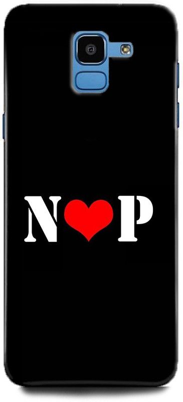 Afterglow Back Cover for SAMSUNG Galaxy J6 N P, N LOVES P, NAME, LETTER, ALPHABET, NP LOVE, HART  (Multicolor, Shock Proof, Pack of: 1)