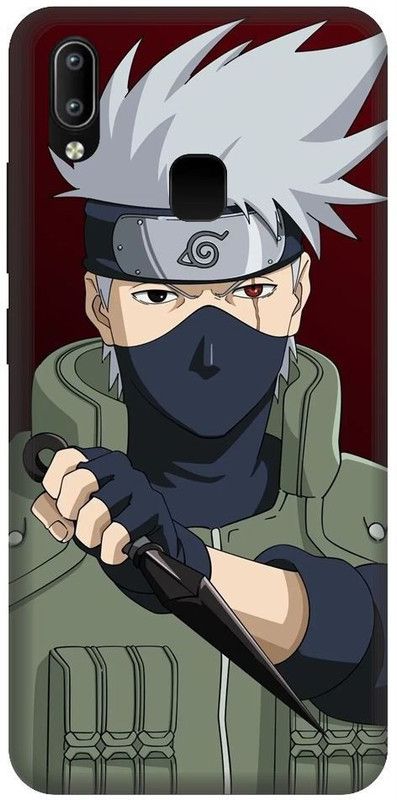 URCHIN Back Cover for Vivo Y93 naruto, Naruto, Manga, Cartoon, Anime, animation, black and white, kakashi  (Multicolor, Shock Proof, Pack of: 1)