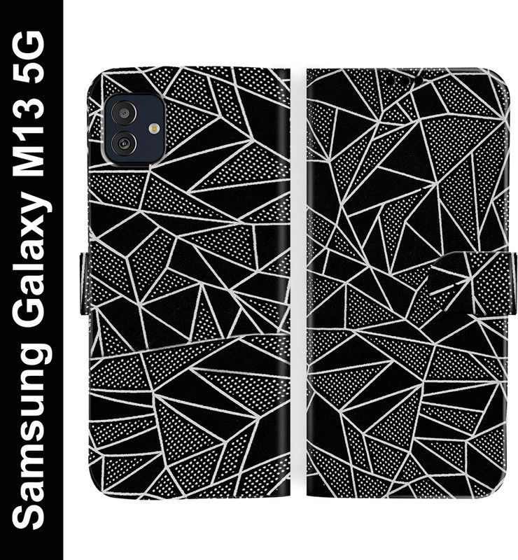 Knotyy Flip Cover for SAMSUNG GALAXY M13 5G, Samsung M13  (Black, Dual Protection, Pack of: 1)
