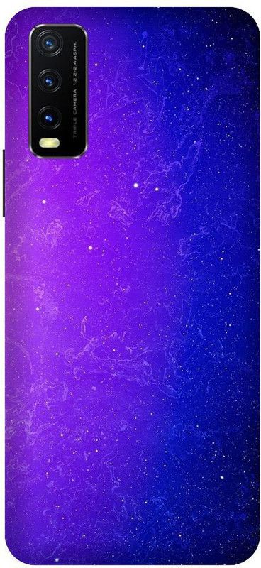 URCHIN Back Cover for Vivo Y20G Sky, Galaxy, Stars, Cool, blue, light, space  (Multicolor, Shock Proof, Pack of: 1)
