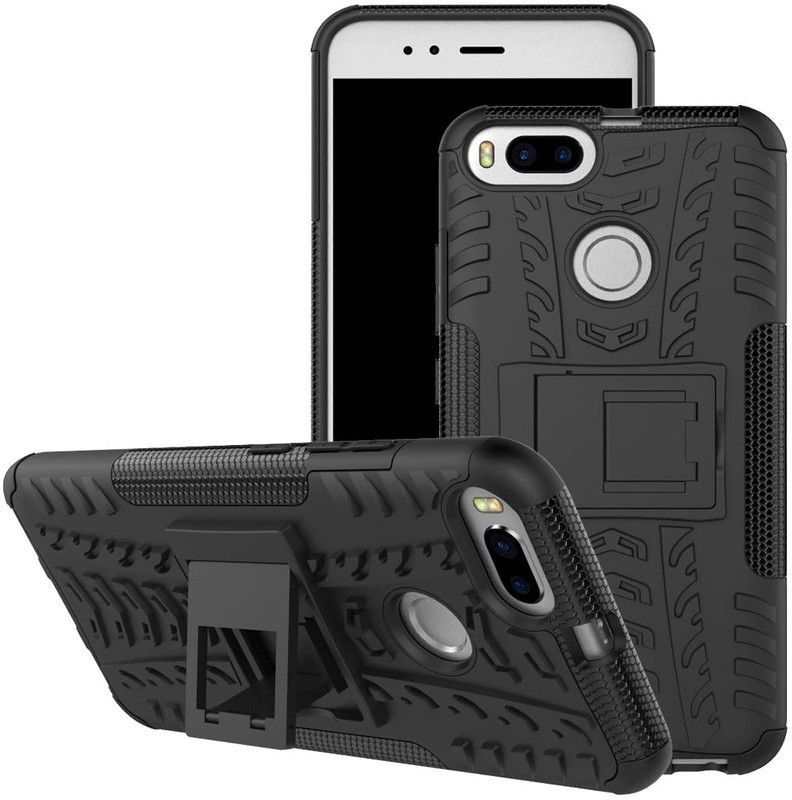 SmartPoint Bumper Case for Xiaomi Mi A1 (Mi 5X)  (Black, Rugged Armor, Pack of: 1)