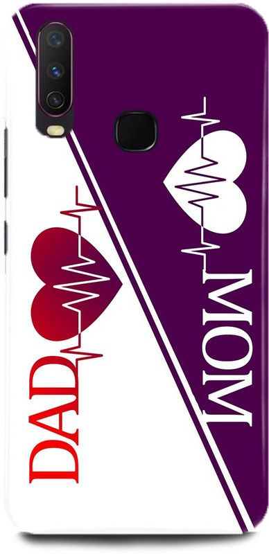 MP ARIES MOBILE COVER Back Cover for Vivo Y11,1906,mom,dad,love,mother,father  (Multicolor, Hard Case, Pack of: 1)