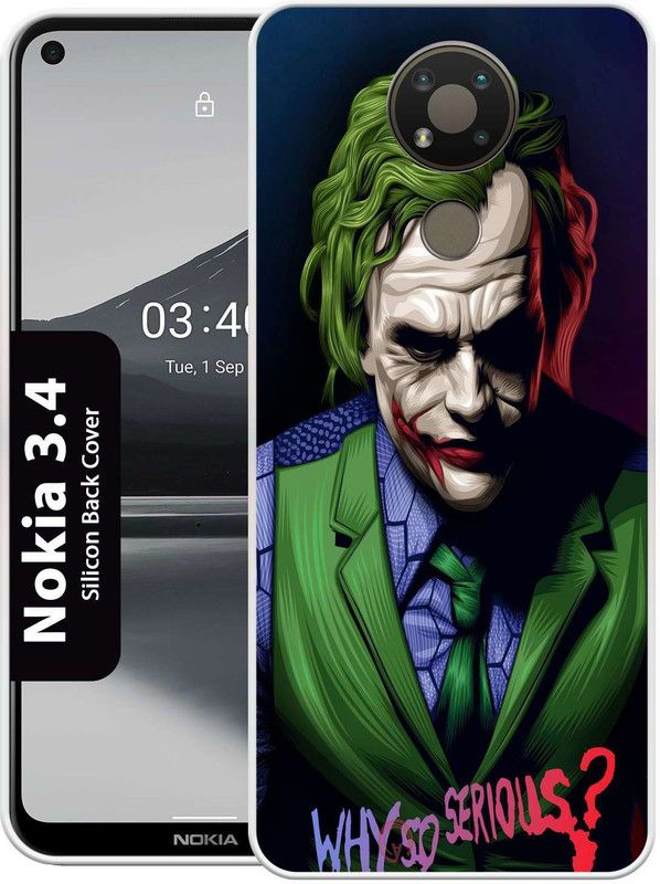 BAILAN Back Cover for Nokia 3.4  (Multicolor, Grip Case, Silicon)