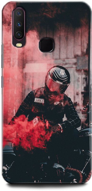 INTELLIZE Back Cover for Vivo Y17/1902 bike,Printed  (Multicolor, Shock Proof, Pack of: 1)