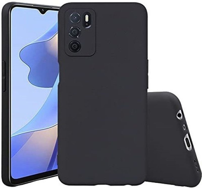 Skcase Front & Back Case for Oppo A16  (Black, Matte Finish, Pack of: 1)