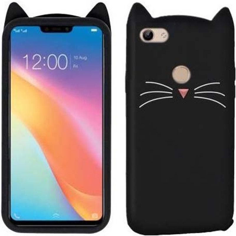 AmericHome Back Cover for Vivo Y81, Vivo 1808, 1803  (Black, Shock Proof, Pack of: 1)