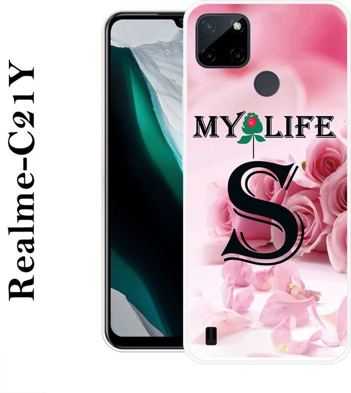 KUDI Back Cover for Realme C21Y  (Multicolor, Silicon)