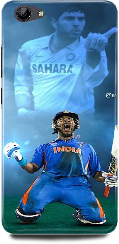 DIKRO Back Cover for vivo Y66, 1609, YUVRAJ, SINGH, YUVI, INDIAN, PLAYER, RCB  (Multicolor, Hard Case, Pack of: 1)