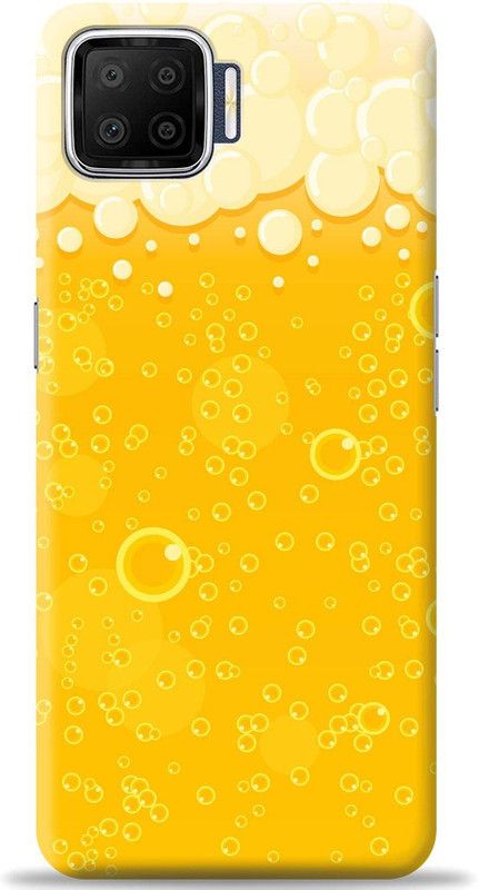 Loffar Back Cover for Oppo F17  (Gold, Shock Proof, Pack of: 1)