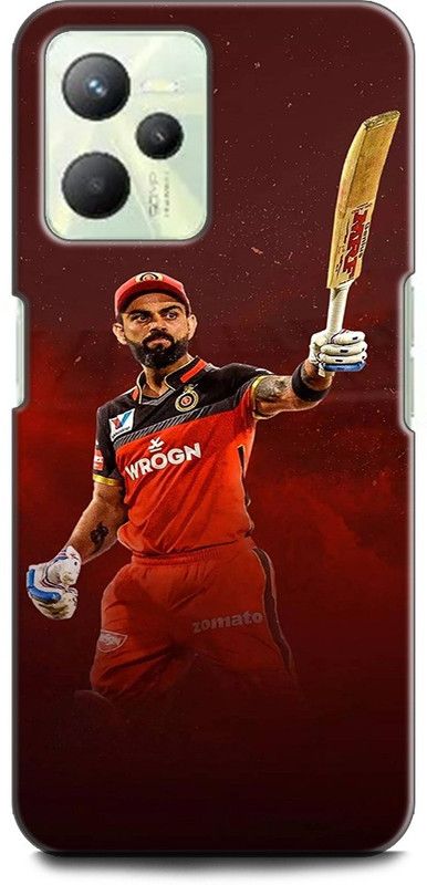 KEYCENT Back Cover for Realme C35, RMX3511 VIRAT KOHLI, CRICKET, ROYAL CHALLENGERS BANGLORE  (Multicolor, Shock Proof, Pack of: 1)