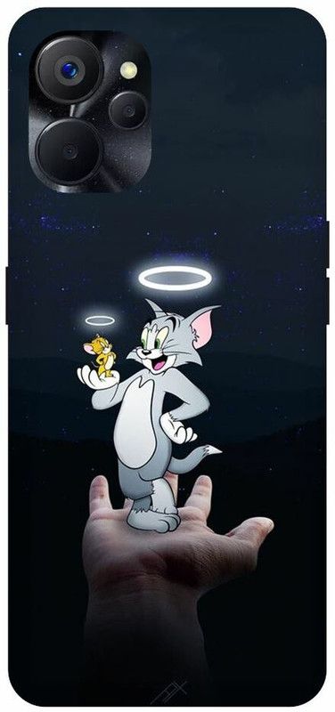 THE NARAYANA COLLECTIONS Back Cover for REALME 9i 5G- RMX3612-TOM,JERRY,TOM AND JERRY,CARTOON  (Multicolor, Hard Case)