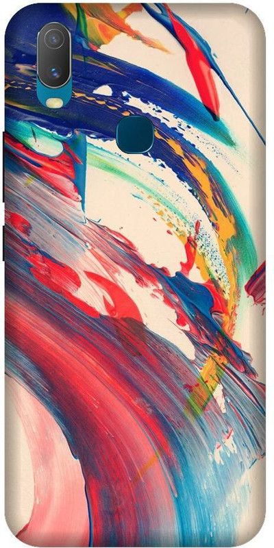 URCHIN Back Cover for Vivo Y11 Colourfull, abstract, design, simple, paint  (Multicolor, Shock Proof, Pack of: 1)