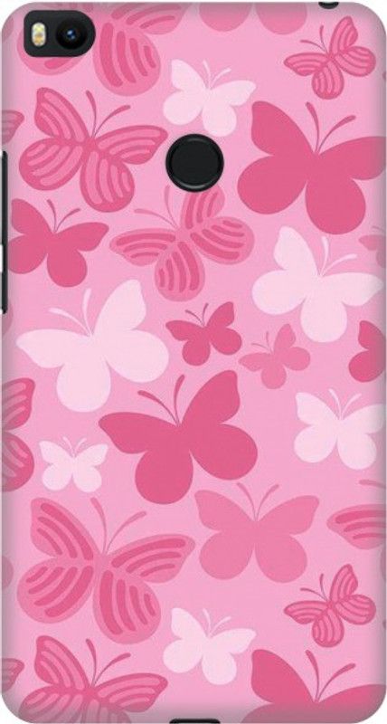 COBIERTAS Back Cover for Mi Max 2  (Pink, Hard Case)