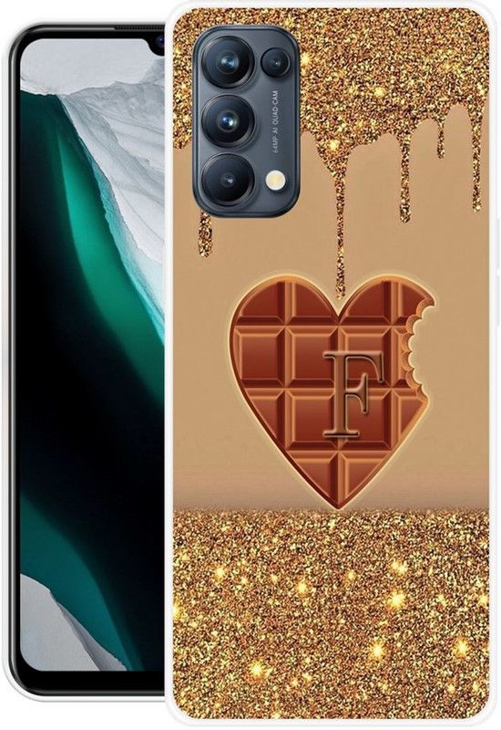 Pinkcity International Back Cover for Oppo Reno 5 pro 5G  (Brown, Dual Protection, Silicon)