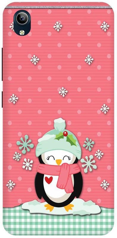 Zaplab Back Cover for Vivo Y91i/Vivo 1820, Cute Pegwin Printed  (Multicolor, Hard Case)