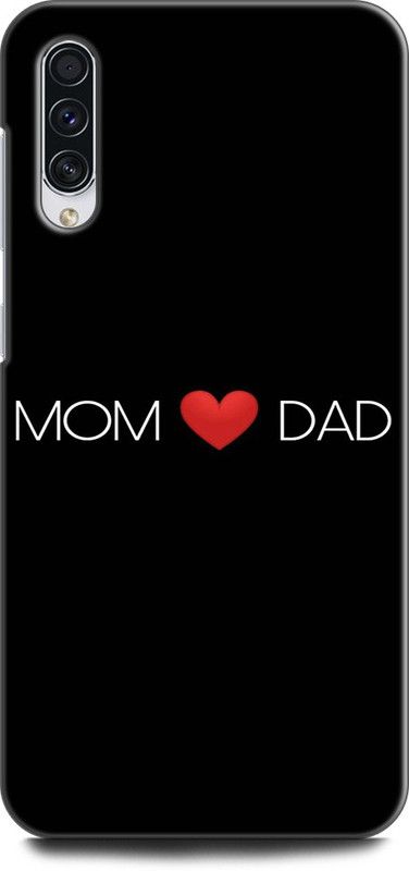 Afterglow Back Cover for SAMSUNG Galaxy A30s MOM AND DAD, DAD, I LOVE YOU, LOVE, MISSING, MOM  (Multicolor, Shock Proof)