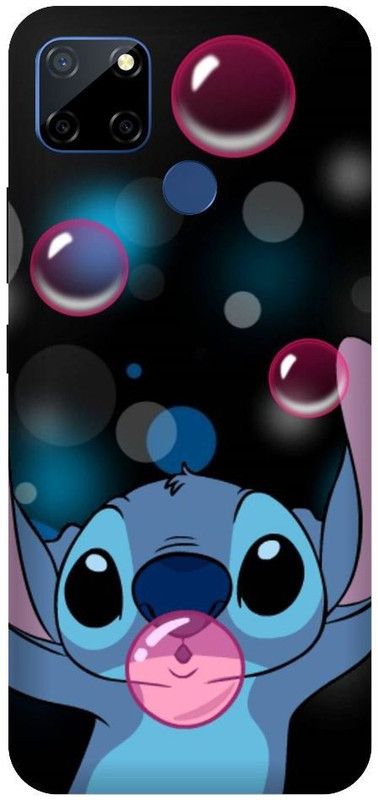 URCHIN Back Cover for Narzo 30A stitch and leo, stitch, cartoon, disney, funny, cute  (Multicolor, Shock Proof, Pack of: 1)