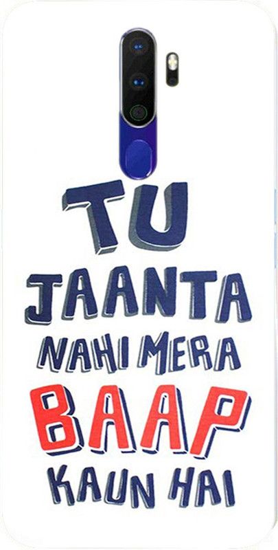 METOO Back Cover for Oppo A9 2020A9 2020, Text,Shayari, Funny Quote Design Back Cover Print : 72  (Multicolor, Dual Protection, Silicon)