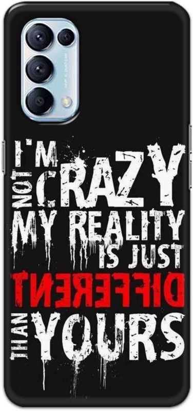 NDCOM Back Cover for OPPO Reno5 Pro Different Than Yours Printed  (Multicolor, Hard Case, Pack of: 1)