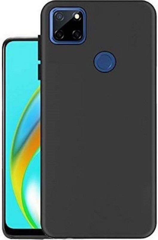 Techforce Back Cover for Realme Narzo 20, Realme Narzo 20 2020  (Black, Pack of: 1)