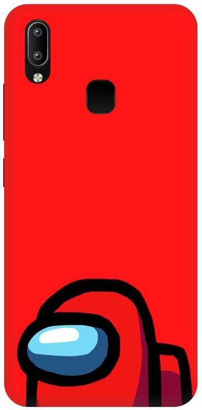 URCHIN Back Cover for Vivo Y95  (Red, Shock Proof, Pack of: 1)