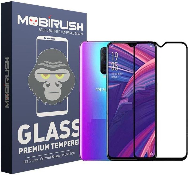 MOBIRUSH Edge To Edge Tempered Glass for Oppo R17 Pro  (Pack of 1)