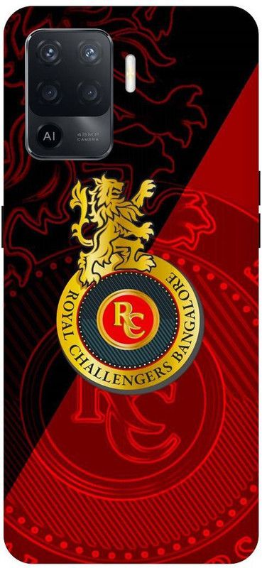 PICHKU Back Cover for OPPO A94-CPH2203-VIRAT,KOHLI,INDIAN,PLAYER,CRICKETER,RCB,JERSEY,18,IPL,CRICKET,SPORTS  (Red, Hard Case, Pack of: 1)