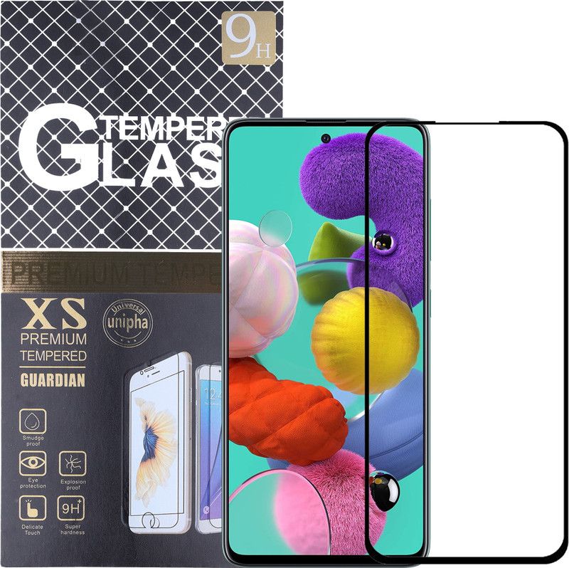 Karmug Edge To Edge Tempered Glass for Samsung Galaxy A51, Samsung Galaxy A52  (Pack of 1)