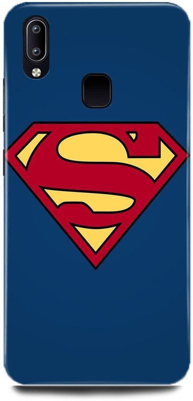 FASKY Back Cover for Vivo V9, 1723, SUPERMAN LOGO BACK COVER  (Multicolor, Hard Case, Pack of: 1)