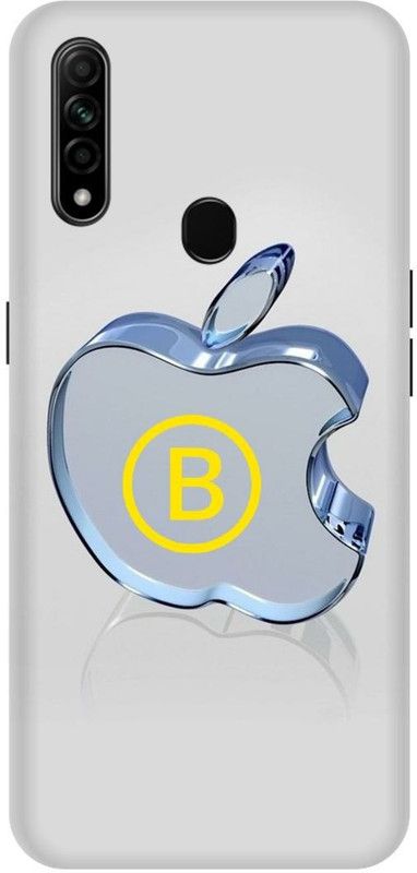 THESTONEWELL Back Cover for OPPO A31 B WORD B LETER APPLE IPHONE  (Multicolor, Waterproof, Pack of: 1)