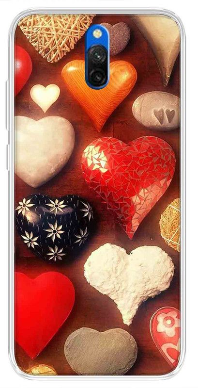 CaseRepublic Back Cover for Xiaomi Redmi 8A Dual  (Multicolor, Silicon, Pack of: 1)
