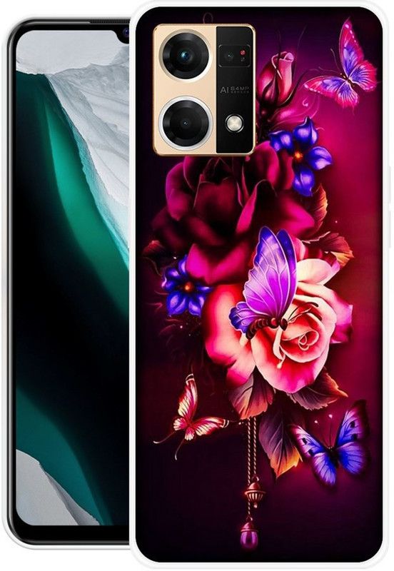 redfly Back Cover for Oppo F21 Pro 4G  (Multicolor, Grip Case, Silicon, Pack of: 1)