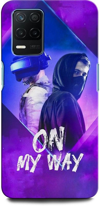 ORBIQE Back Cover for Realme 8 5G ALAN WALKER, ON MY WAY, PUBG, GAME, MUSIC  (Multicolor, Hard Case, Pack of: 1)