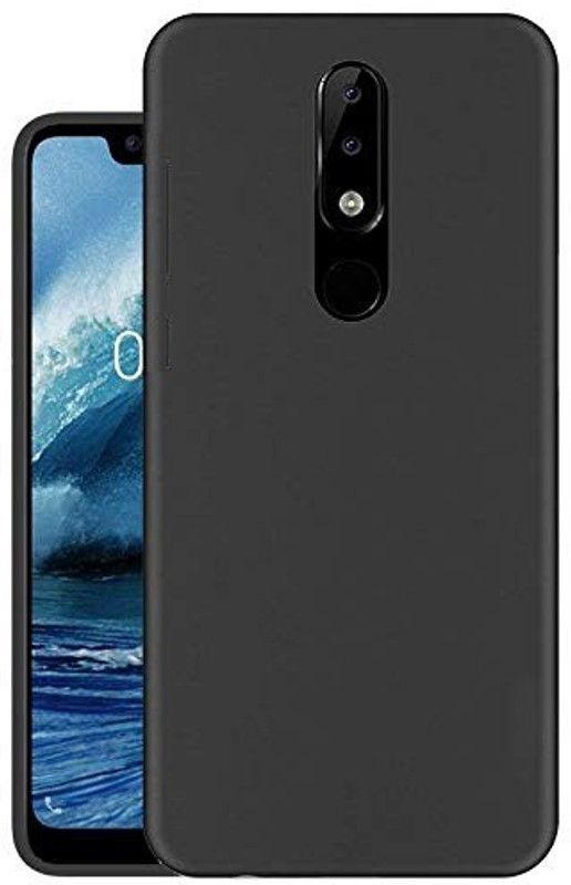 7Rocks Back Cover for Nokia 5.1 Plus  (Black, Shock Proof, Pack of: 1)