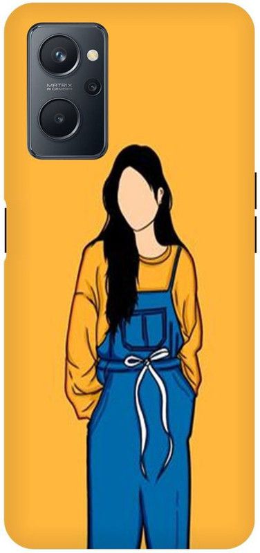 Zaplab Back Cover for Realme 9i, RMX3491 Cool Girl Printed  (Multicolor, Hard Case, Pack of: 1)
